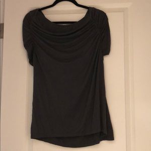 Charcoal Grey Tee Shirt - Maternity/Nursing